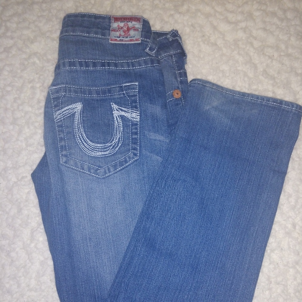 True Religion straight leg jeans